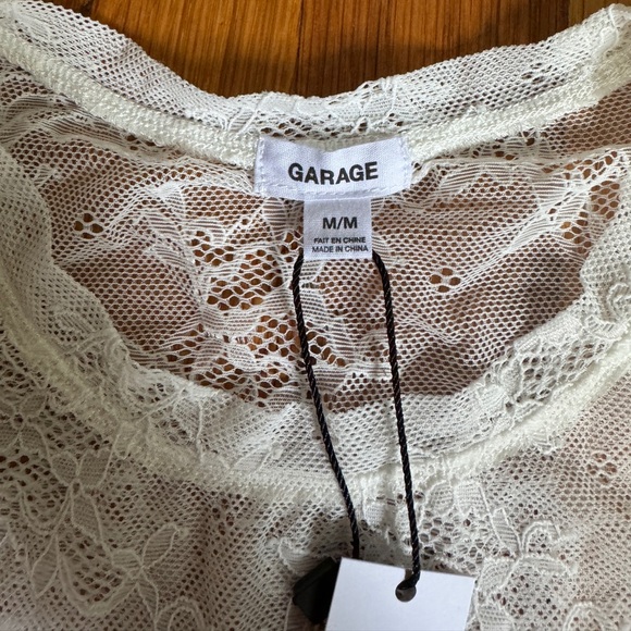 Garage white lace top - Picture 2 of 2